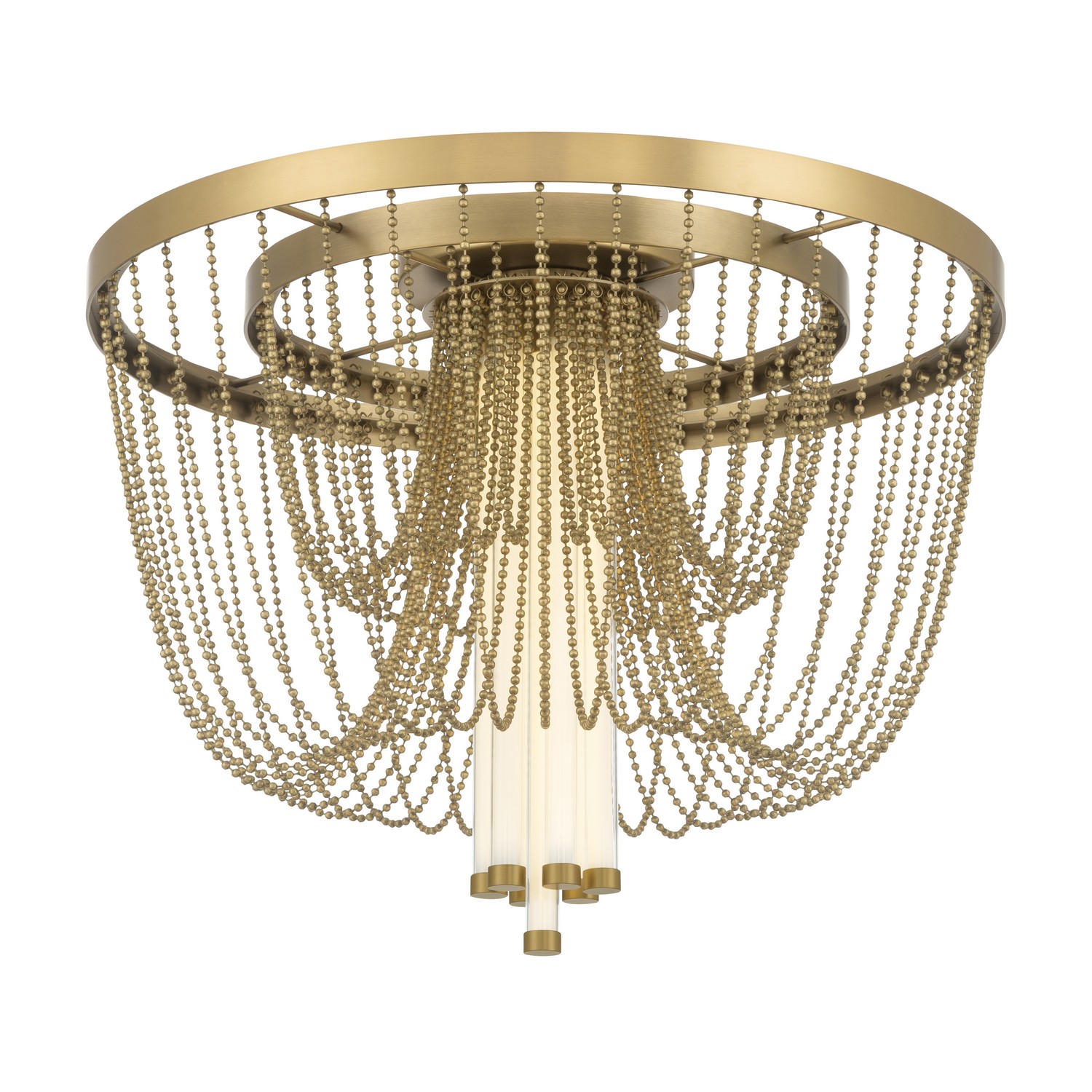 Legacy Brass LED Flush Mount from the Jezelle Collection