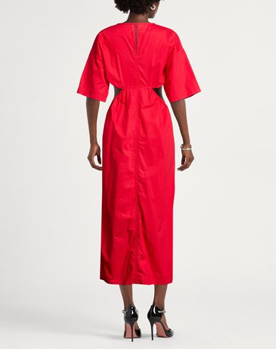 Woman Midi dress Red Size XS Cotton