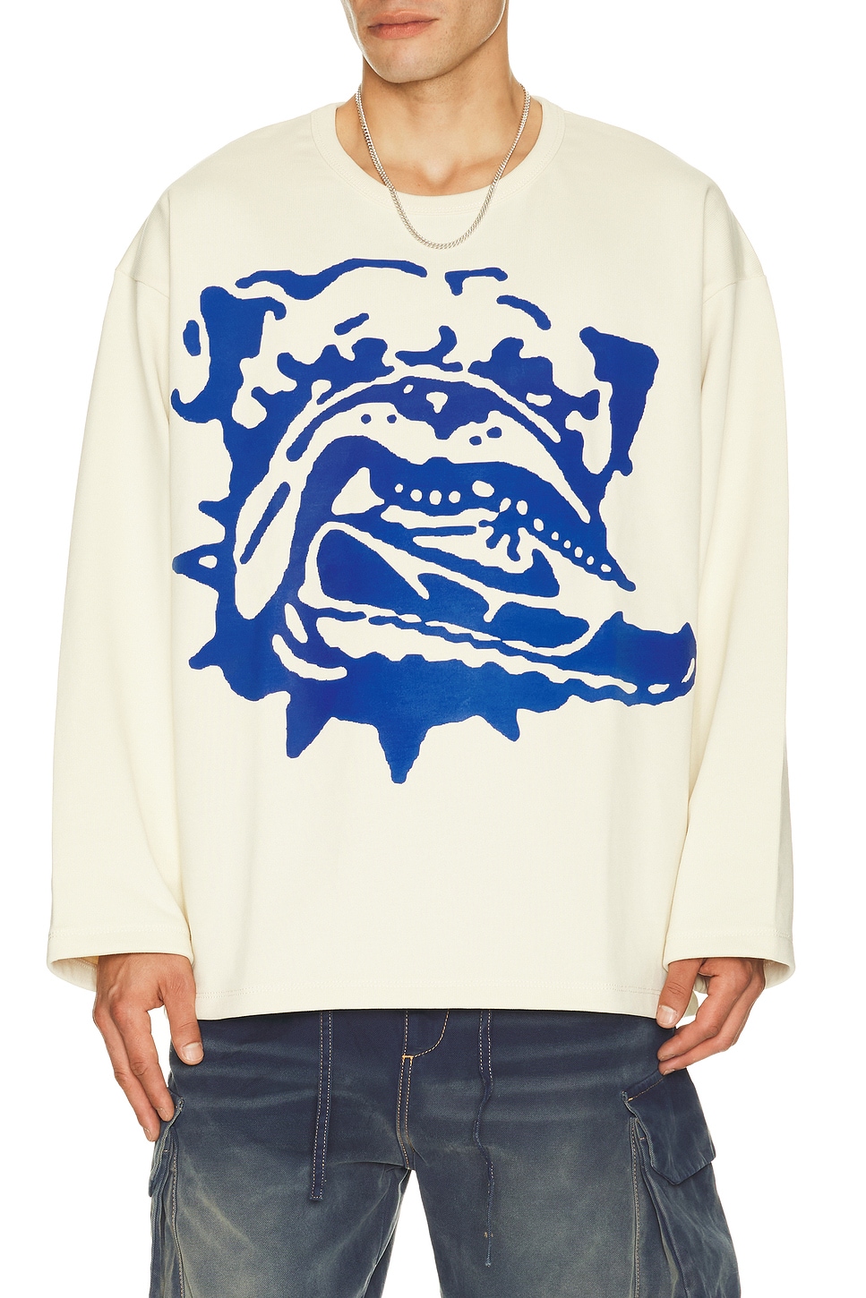 Nike Nl Midweight Gfx Crew in Crea