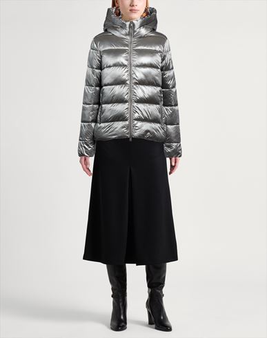 Woman Puffer Grey Size 10 Polyamide