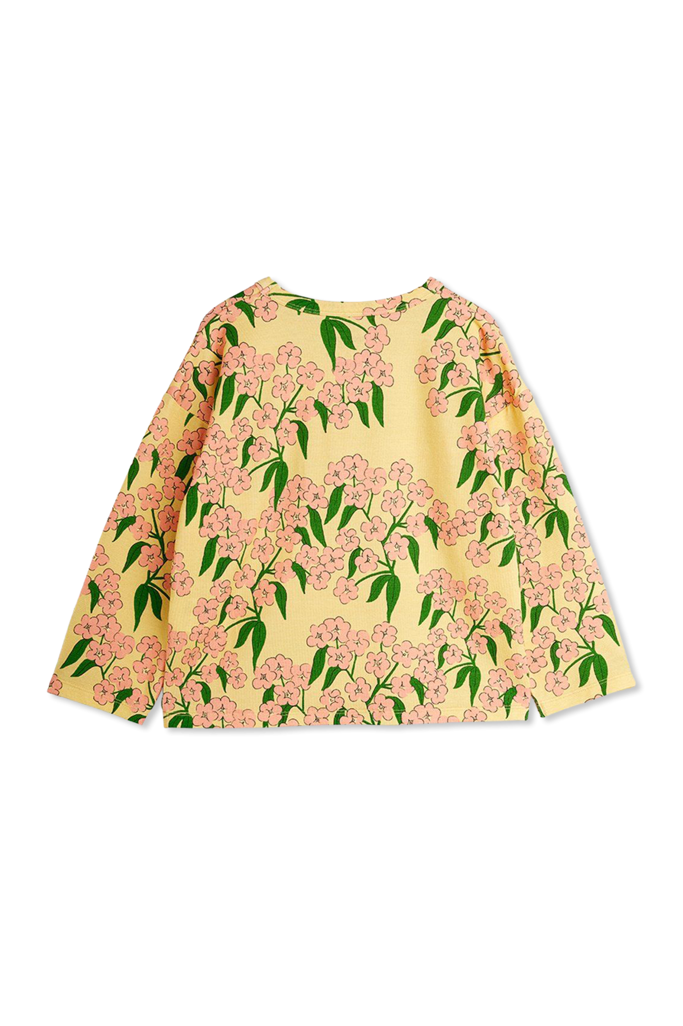 Top With A Floral Motif, Unisex, Yellow