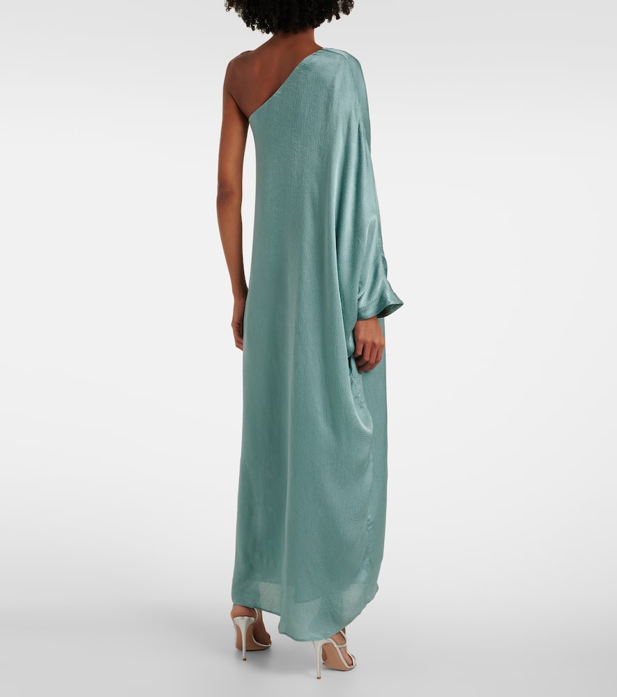 Sonia one-shoulder satin maxi dress