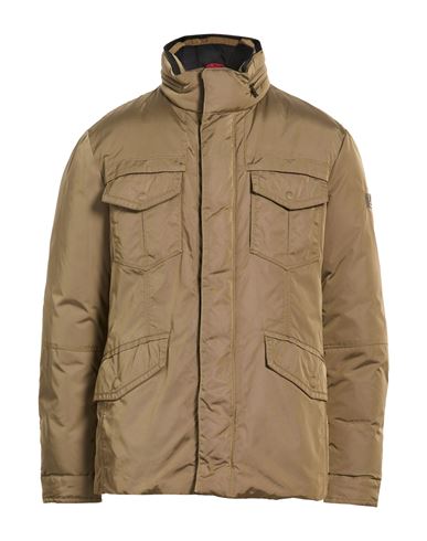 Man Puffer Khaki Size S Polyamide