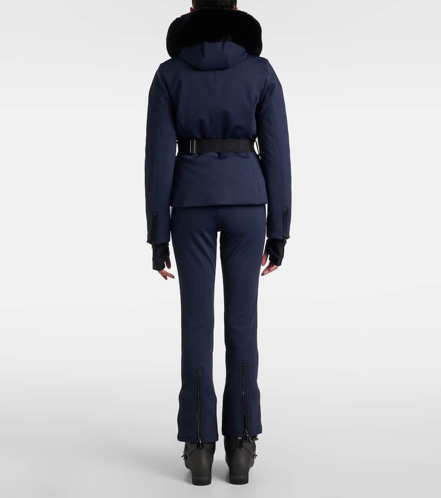 Hida faux fur-trimmed down ski jacket