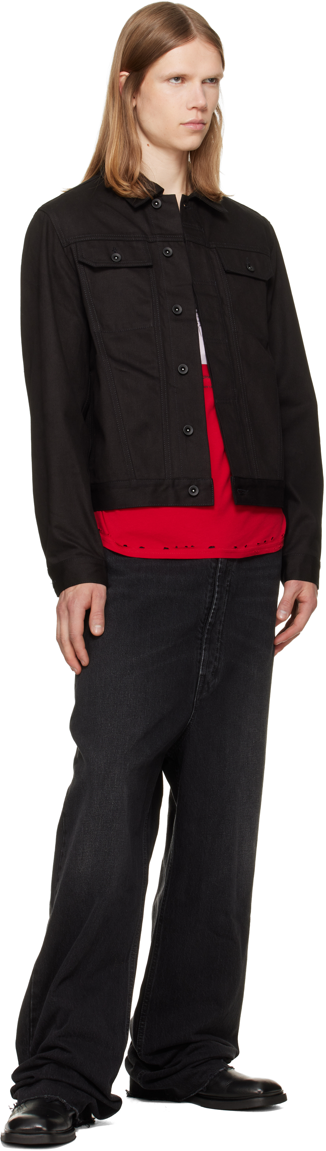 Black Jacob Type Three Denim Jacket