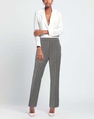 Woman Pants Black Size 10 Polyester, Viscose, Elastane, Cotton