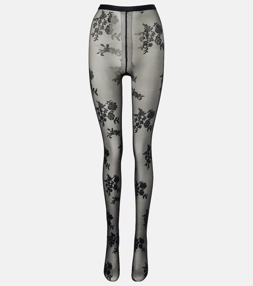 Floral tights