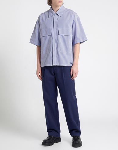 Man Shirt Navy Size M Cotton