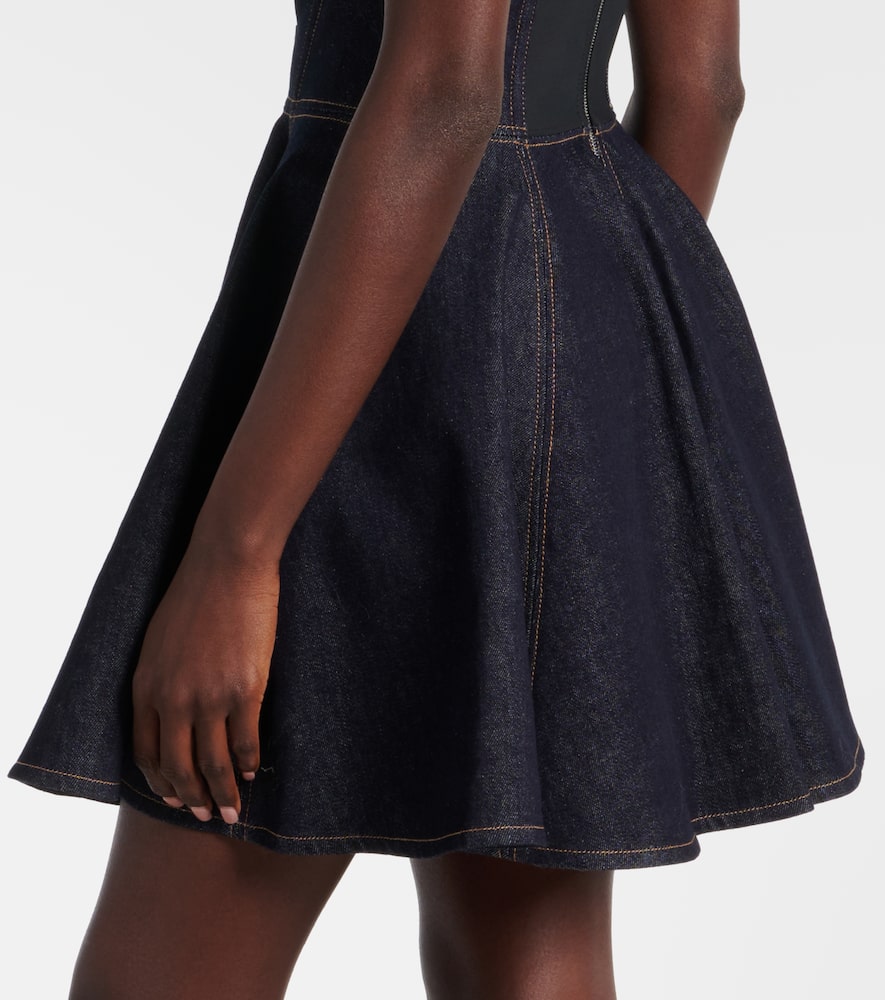 Denim bustier dress