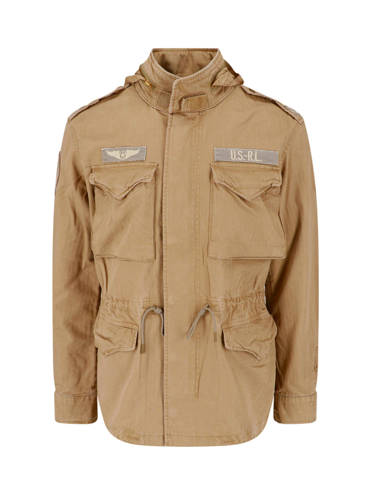 Men's 100% Cotton Polo-Style Jacket
