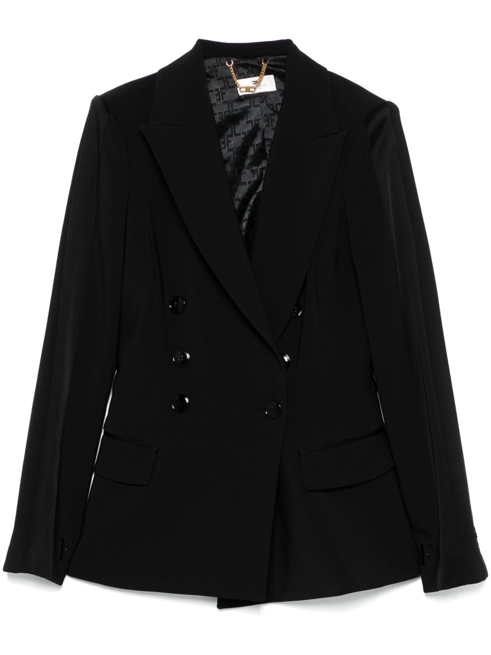 Double-Breasted Blazer — Black