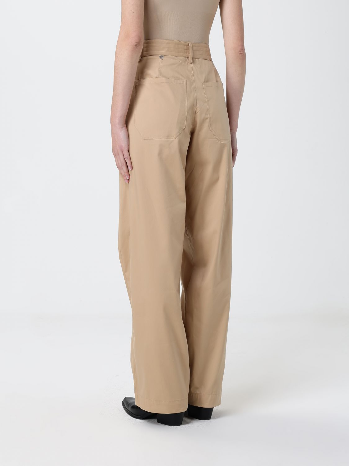Pants Woman color Beige