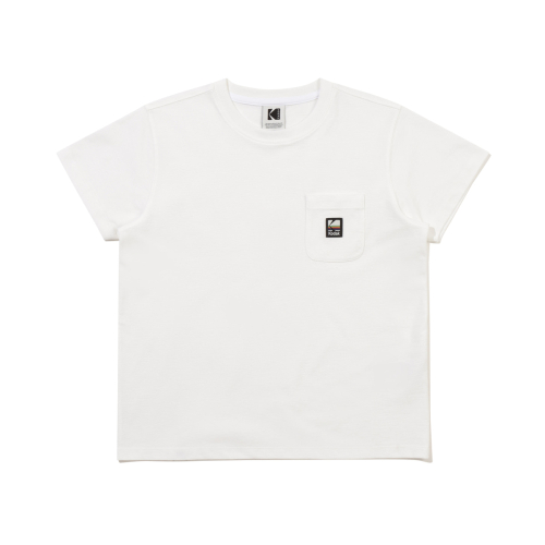 Rainbow Sorona Pocket Short Sleeve T-Shirt Women WHITE