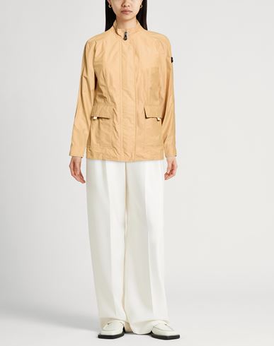 Woman Jacket Sand Size 10 Cotton, Polyamide