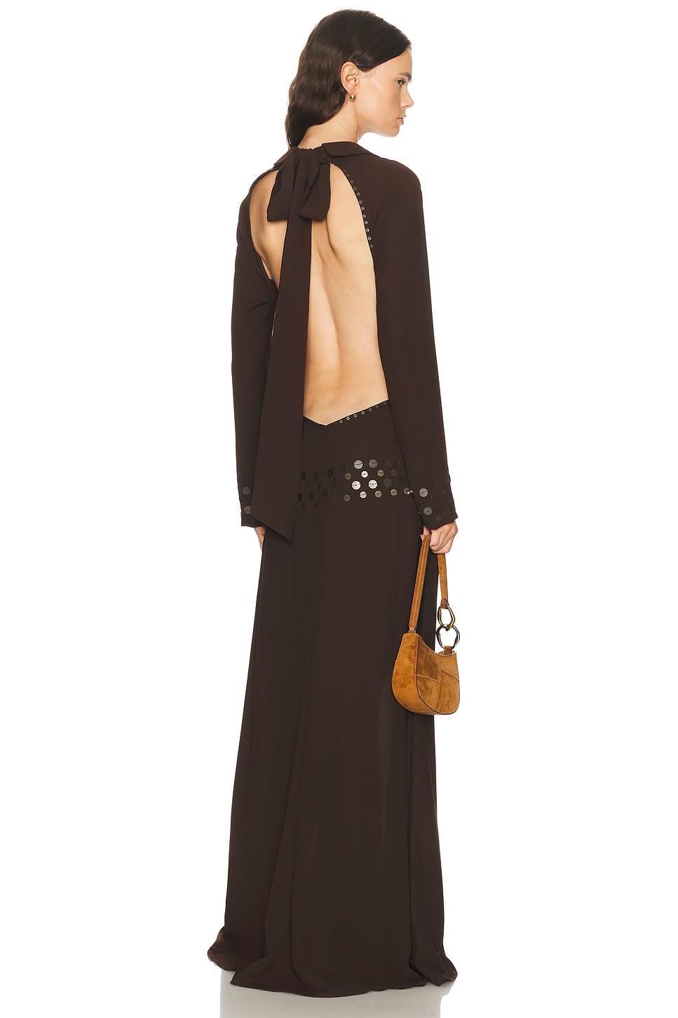 SIEDRES KLEID in Braun - Brown. 38 also