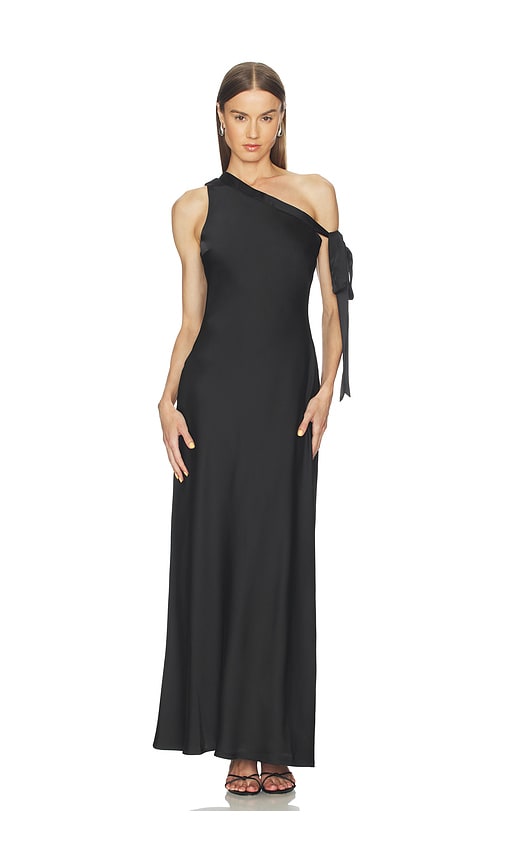Runaway The Label Viola One Shoulder Maxi Dress in Black. - M also in