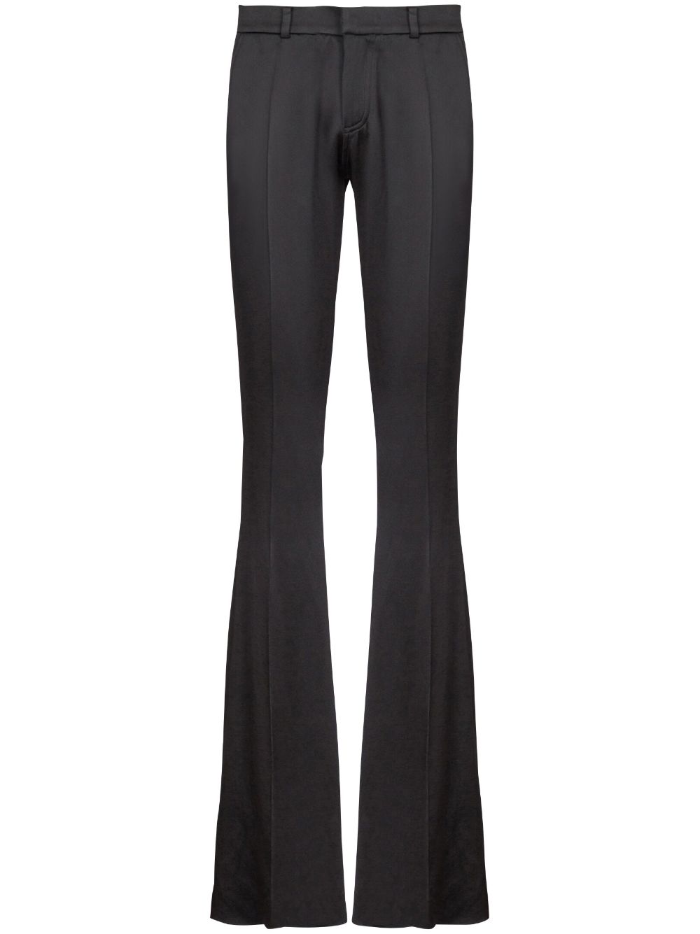 Tailored bootcut trousers - Black