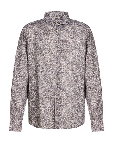 Stenströms Man Shirt Charcoal Size S Linen