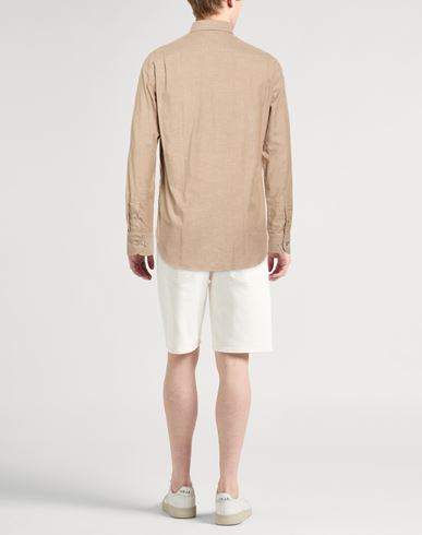 Man Shirt Sand Size 15 Cotton
