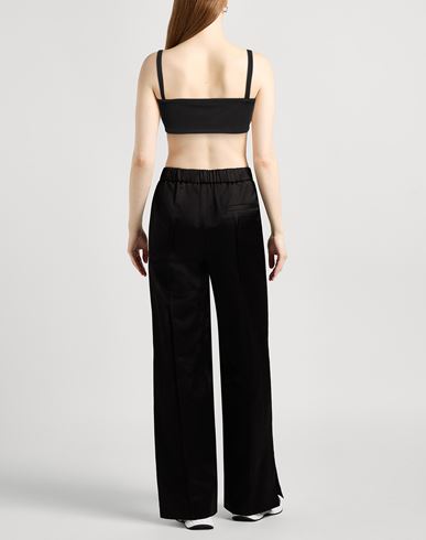 Woman Top Black Size 6 Polyester, Elastane