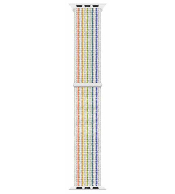 38/40/41mm Nylon Apple Watch Sport Loop Band Rainbow