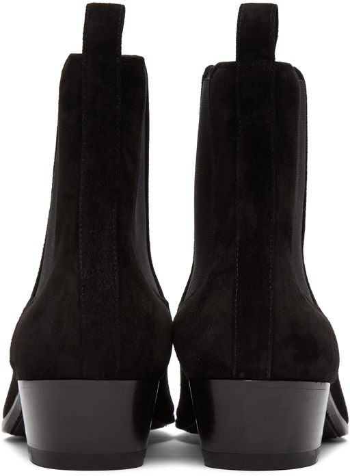 Black Suede Cole Chelsea Boots