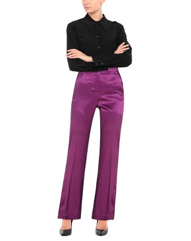 Woman Pants Garnet Size 4 Acetate, Viscose, Elastane