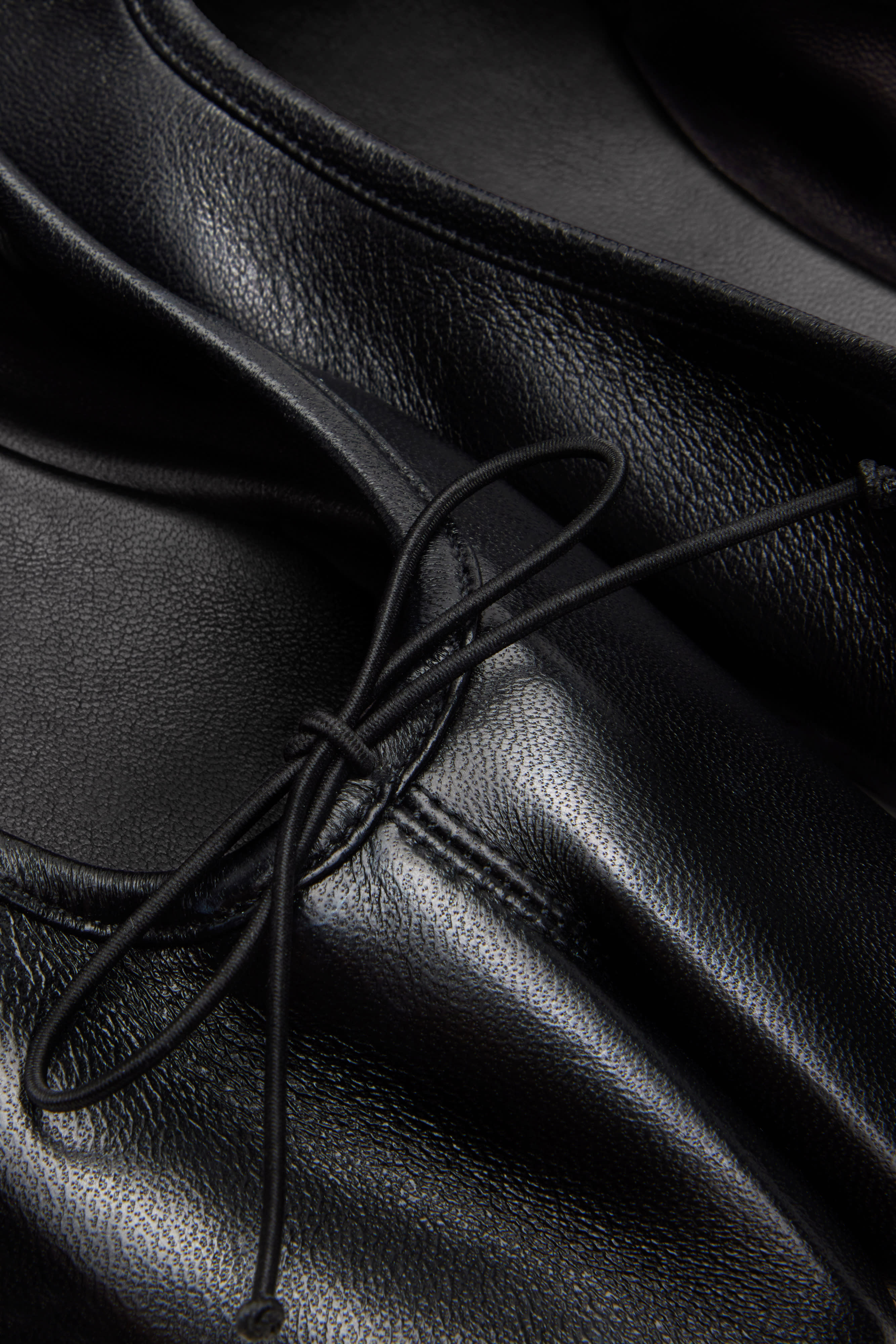 SSENSE Exclusive Black Tabi Stretch Ballerina Flats