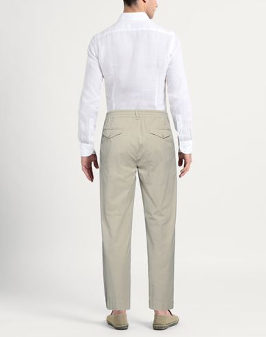 Man Pants Beige Size M Cotton, Elastane
