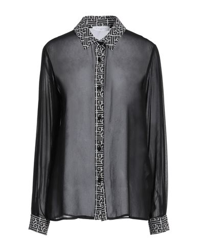Woman Shirt Black Size 4 Polyester