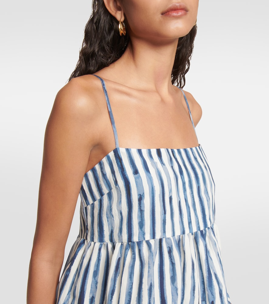Vince Striped midi dress