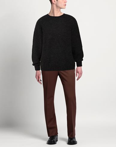 Man Sweater Black Size M Baby alpaca wool, Polyamide, Wool