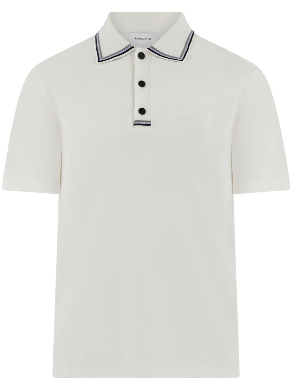 Short-sleeve polo shirt - White