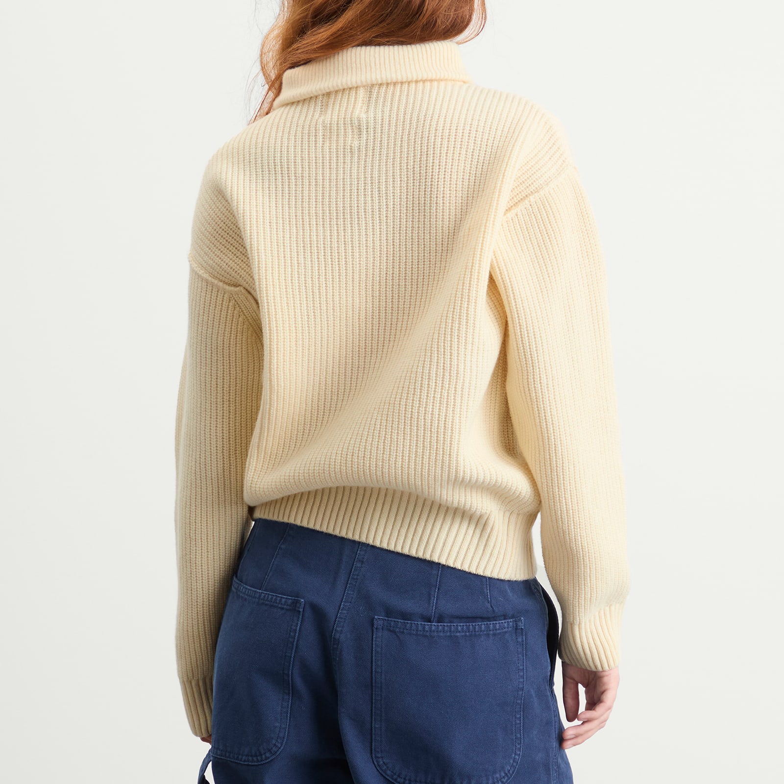 Women's Fly Deck Zip Jumper Off White