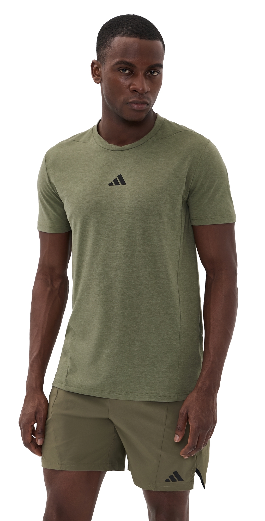 Designed For Training Workout Tee Olive Strata