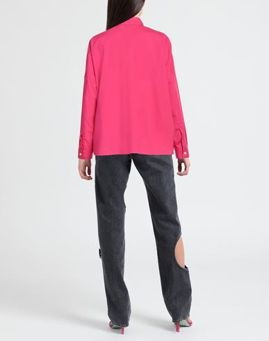 Woman Shirt Fuchsia Size M Cotton