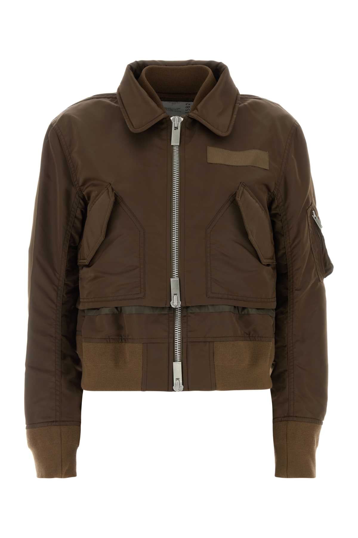 Twill Jacket — Brown
