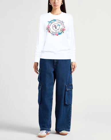 Woman Sweatshirt White Size XXS Cotton