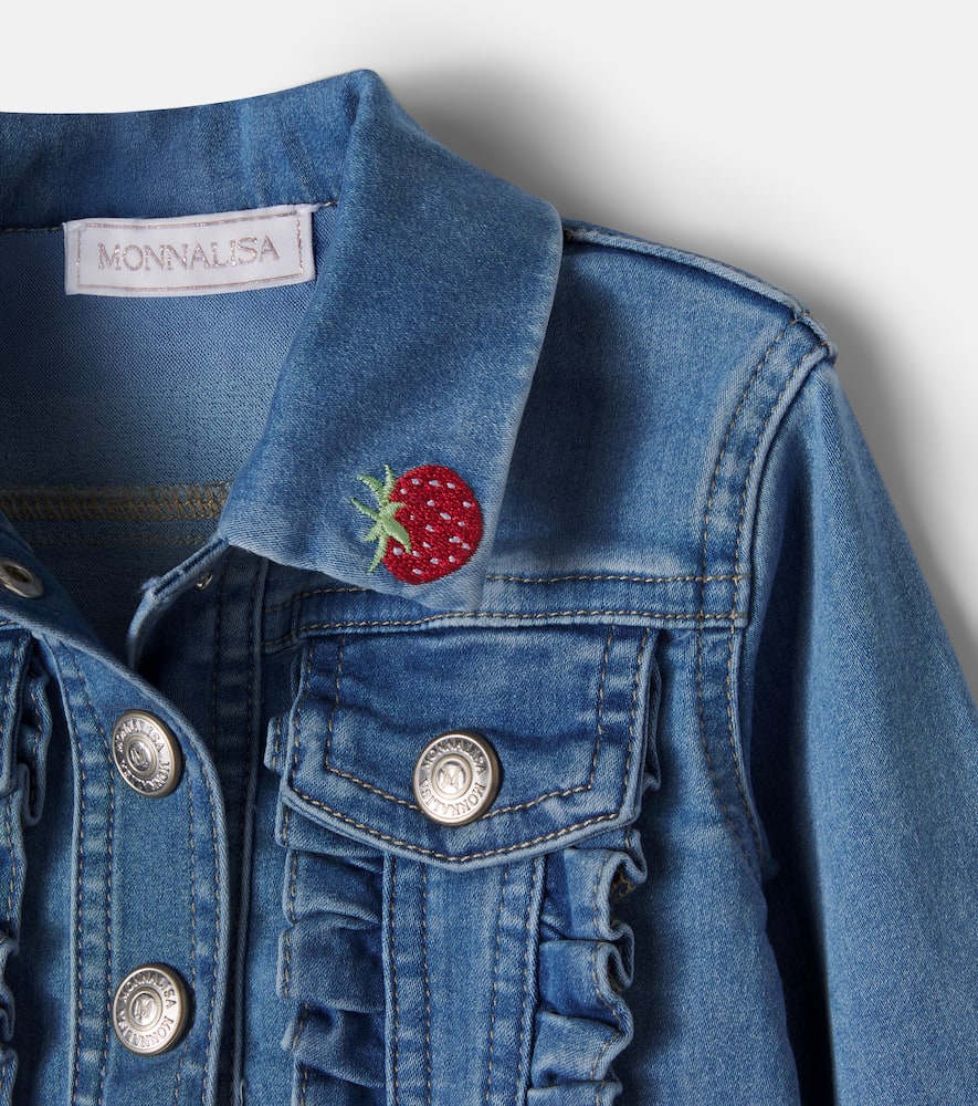 X Disney baby embroidered denim jacket