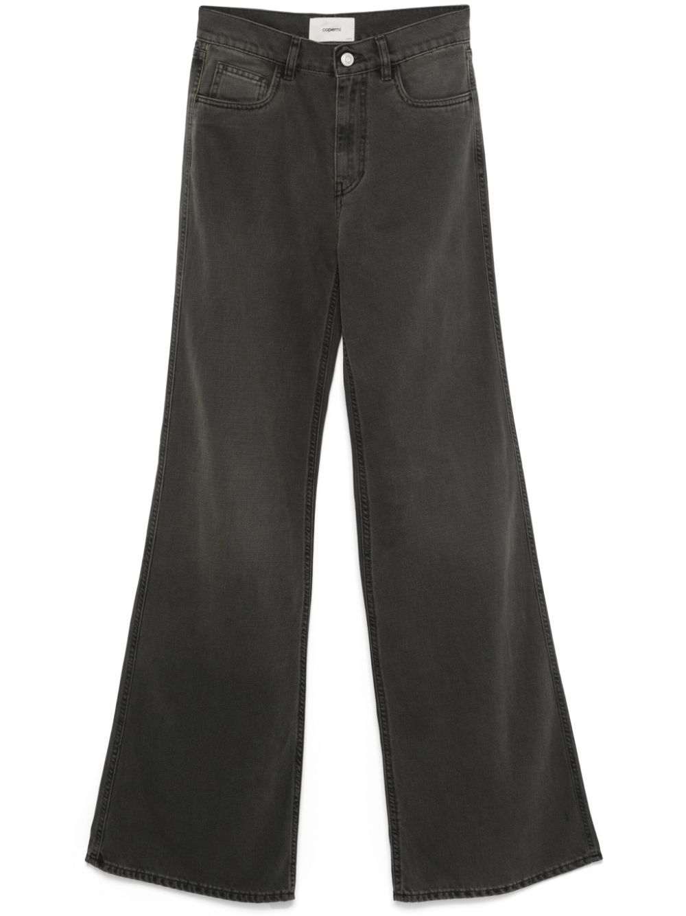 Decorative-buckle jeans - Grey