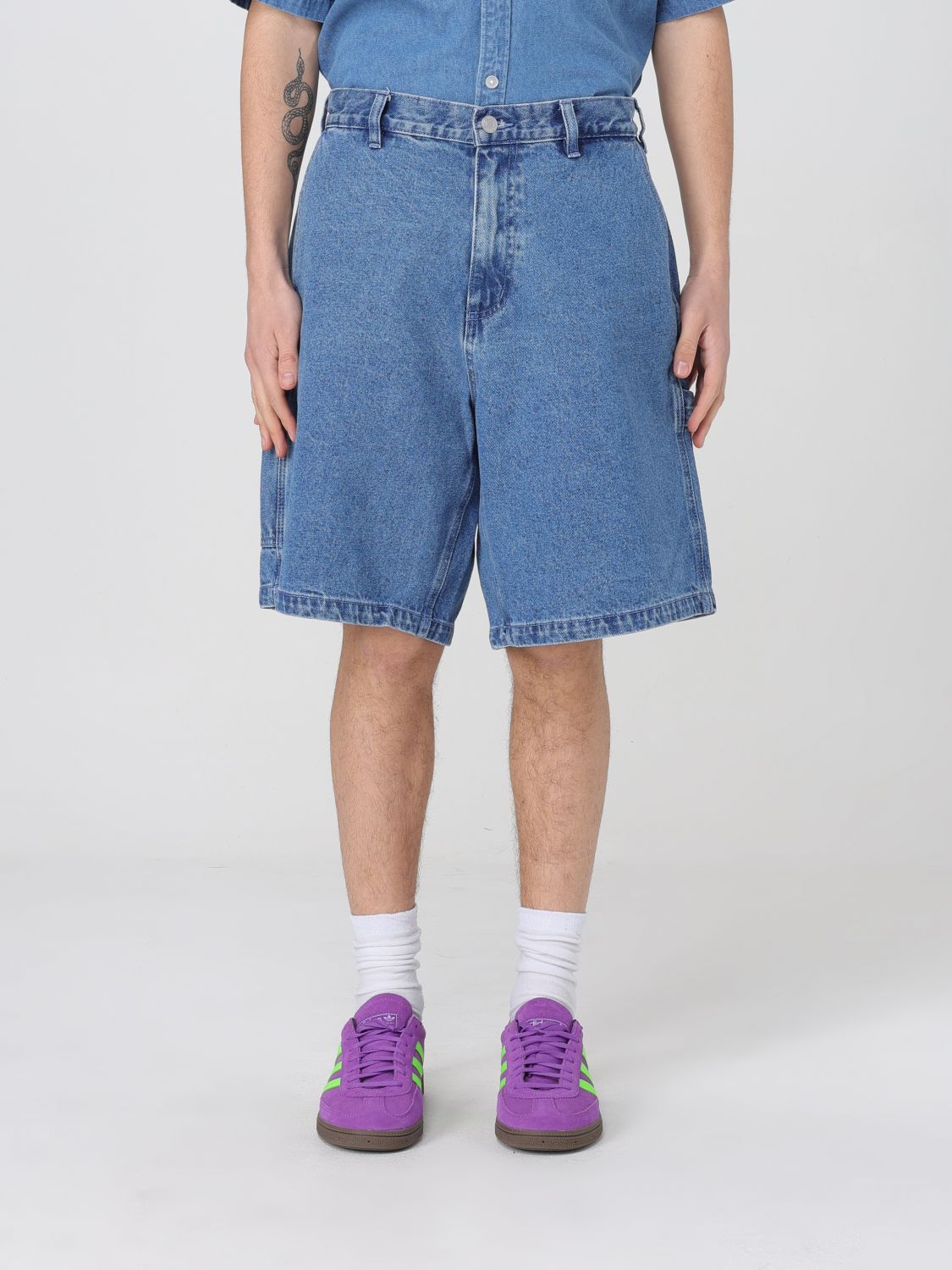 Short OBEY Men color Indigo