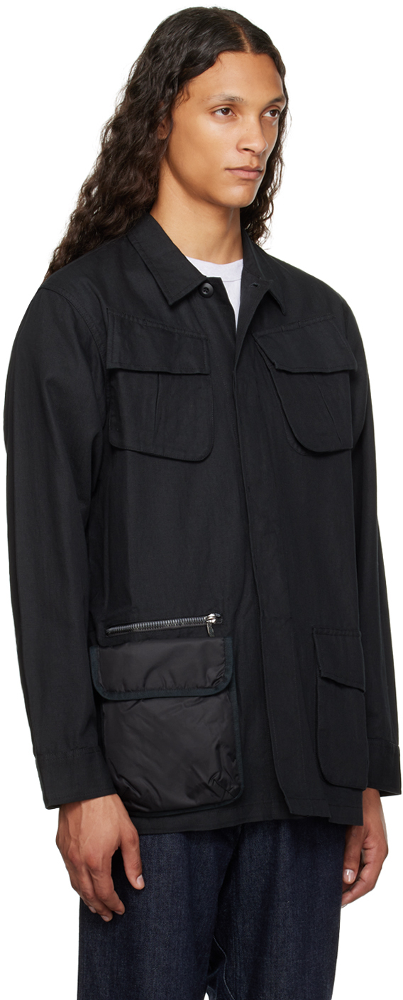 Maharishi Black 5200 Hemp Jungle Utility Jacket