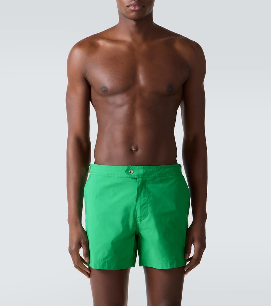 Logo swim trunks