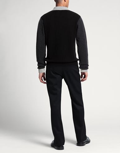 Man Sweater Black Size L Merino Wool, Cashmere