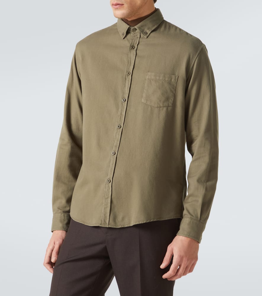 Cotton flannel shirt