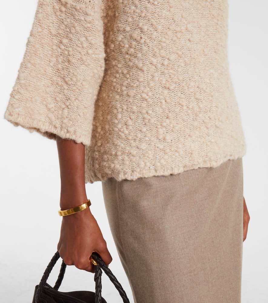 Eccelso alpaca and wool-blend sweater