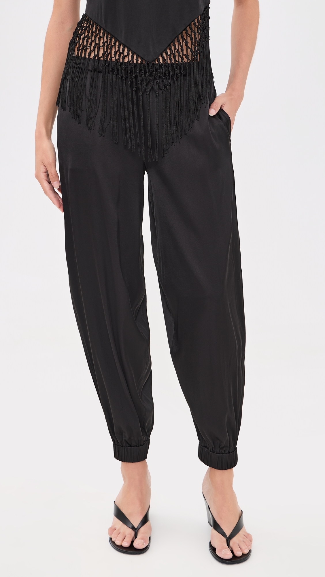 Declan Pull On Genie Pants Black