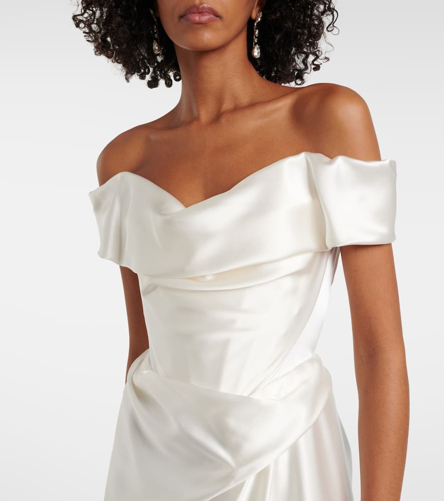 Vivienne Westwood Bridal Mabel silk satin bustier gown