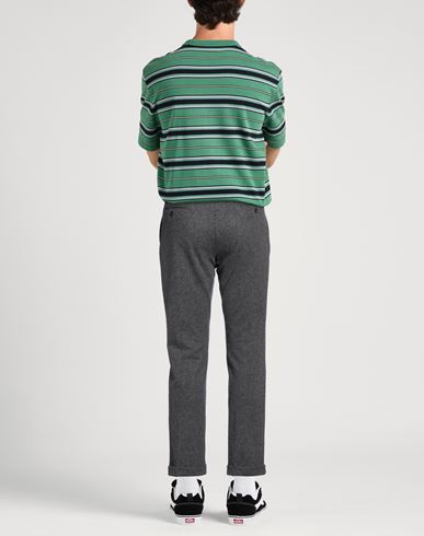 Man Pants Charcoal Size 40 Cotton, Elastane