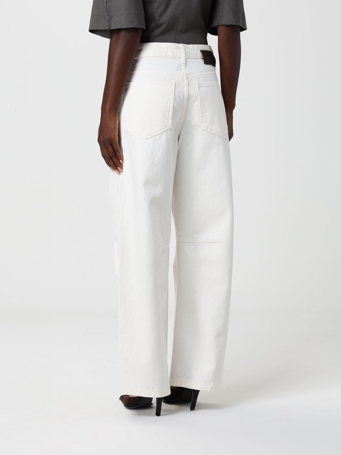 Jeans Woman color White
